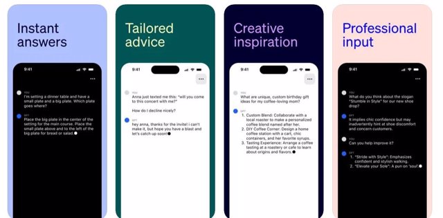 Interfaz de ChatGPT para iOS