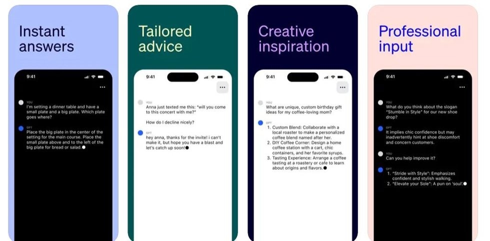 Interfaz de ChatGPT para iOS