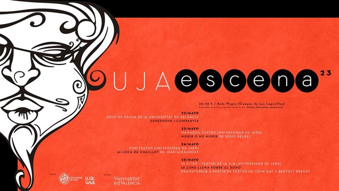 Cartel del festival UJA Escena.