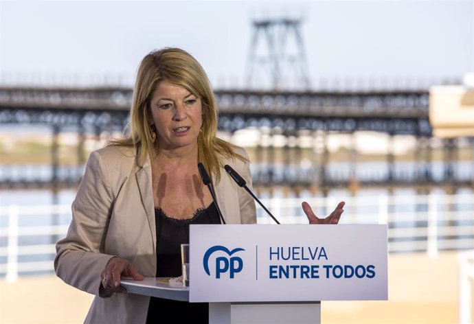 La candidata del PP a la alcaldía de Huelva, Pilar Miranda.