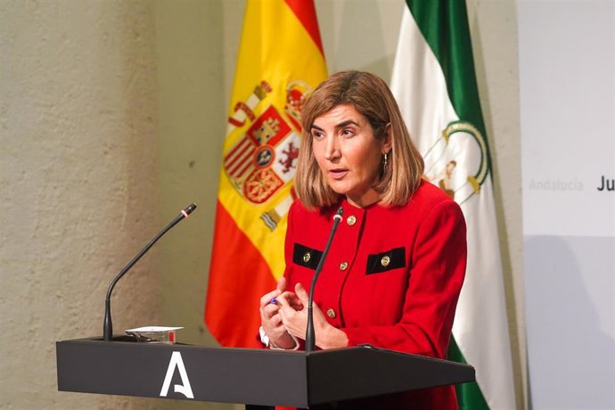 Archivo - La consejera de Empleo, Empresa y Trabajo Autónomo, Rocío Blanco, en una imagen de archivo.