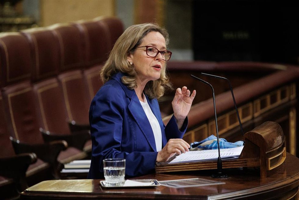 La vicepresidenta primera y ministra de Asuntos Económicos y Transformación Digital, Nadia Calviño.