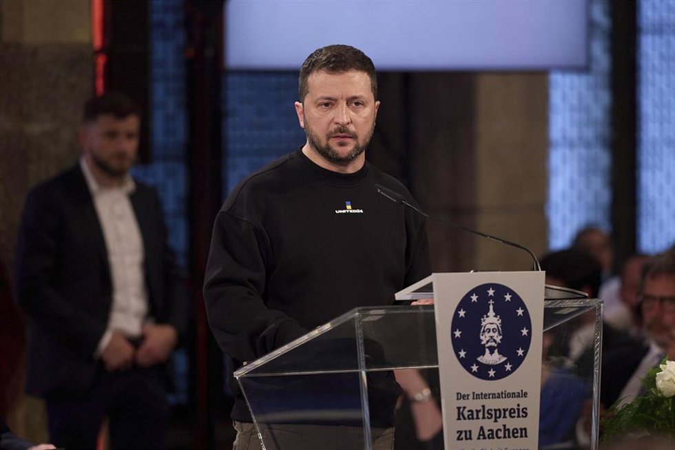 El presidente de Ucrania, Volodimir Zelenski.