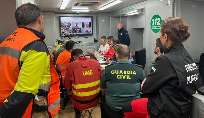 Reunión del Centro de Coordinación y Cooperación Integrada del Plan Especial de #ProteccionCivil  ante Incendios Forestales  de #Extremadura.