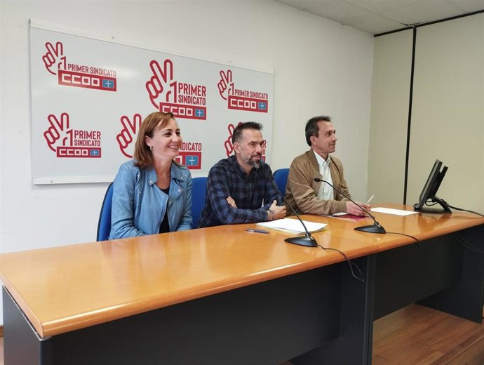 Delía Campomanes, José Manuel Zapico y  Ovidio Zapico.