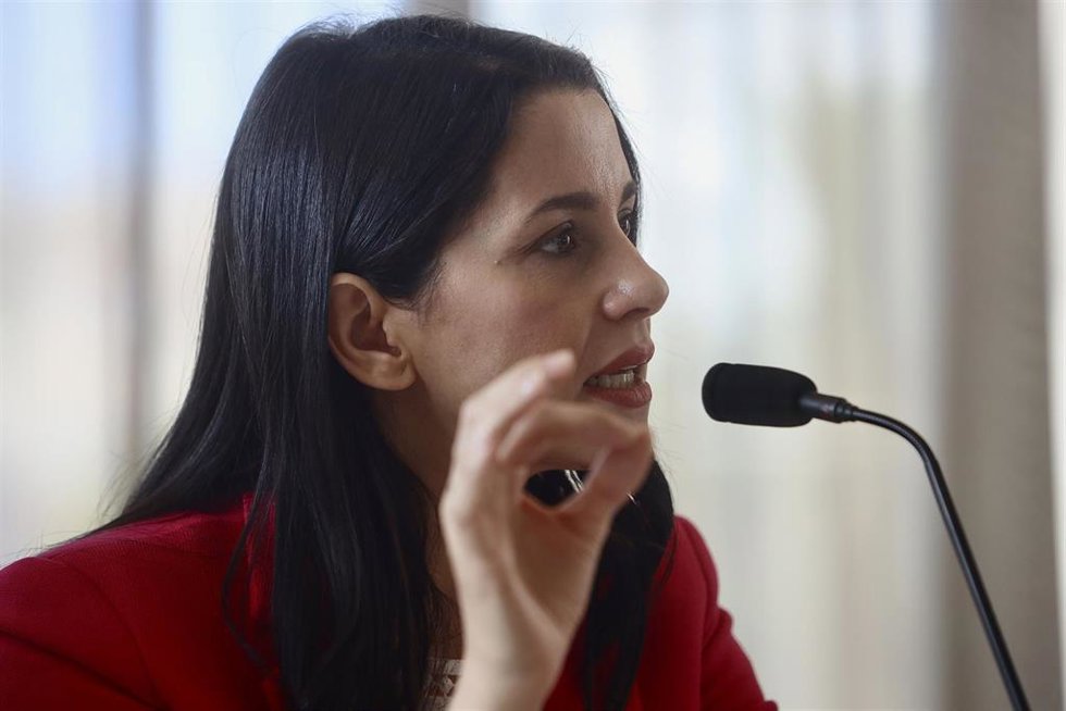 La portavoz de Ciudadanos (CS) en el Congreso, Inés Arrimadas, este viernes en Málaga