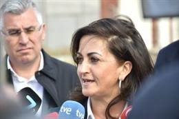 La candidata socialista a la Presidencia del Gobierno de La Rioja, Concha Andreu