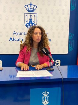 La candidata a la Alcaldía de Alcalá de Guadaíra por Ciudadanos, Rosa Carro.
