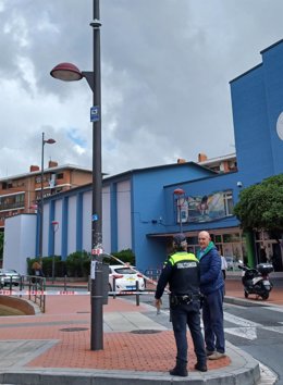 Cámara de videovigilancia instalada en Cruces.