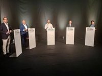 Los posibles pactos y la postura frente a la mina centran el debate de los candidatos a la alcaldía de Cáceres