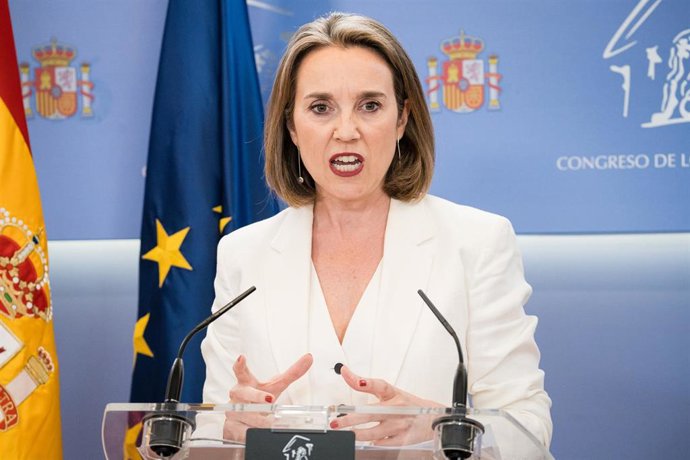 La portavoz del PP en el Congreso, Cuca Gamarra