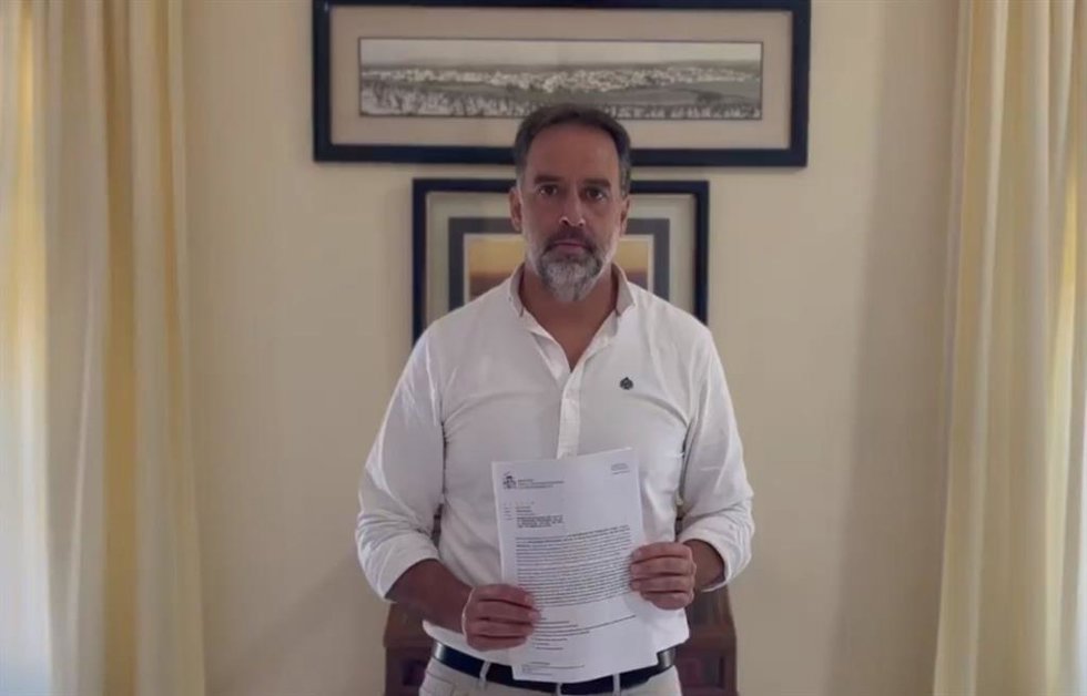 Ramón Galán, alcalde de Trebujena (Cádiz), interviene en un video sobre el macroproyecto urbanístico en sus marismas