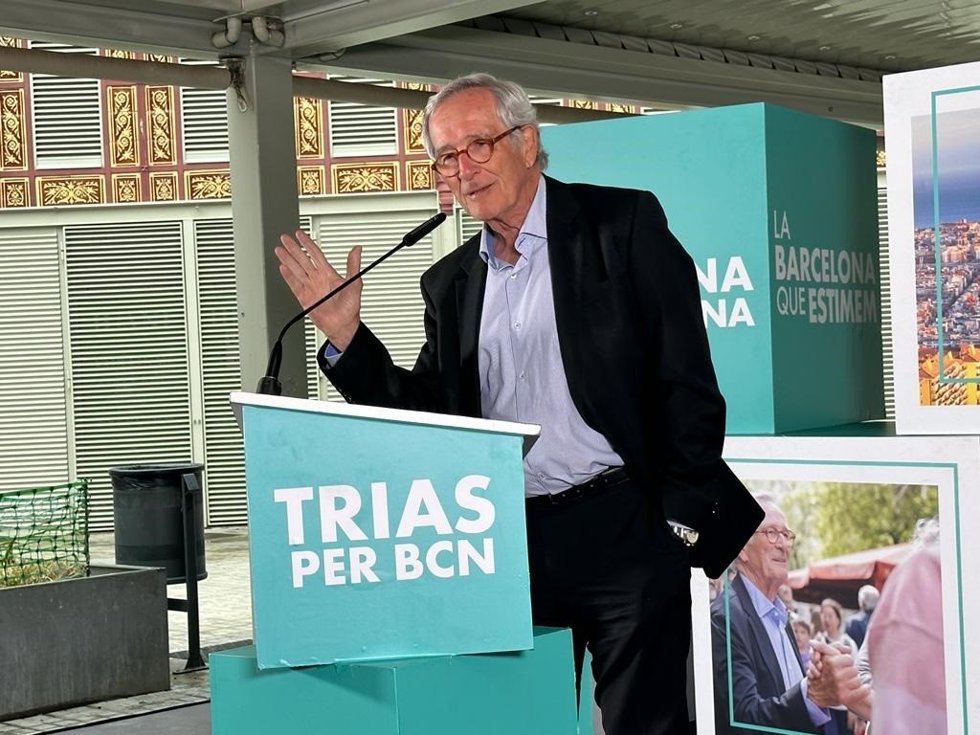El candidato de Junts a la alcaldía de Barcelona, Xavier Trias