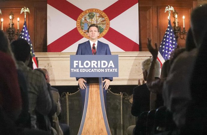 El gobernador de Florida, Ron DeSantis