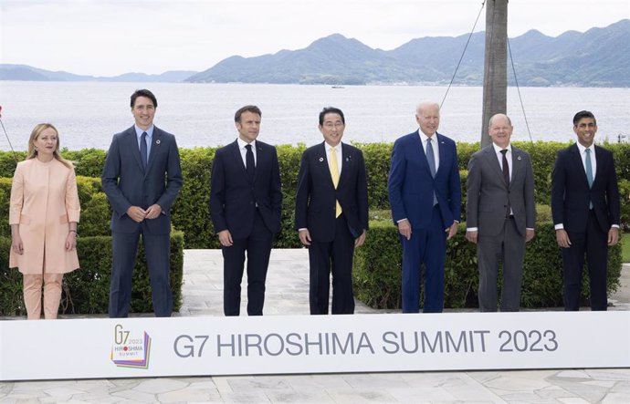 Los líderes del G7 en Hiroshima (Japón) 