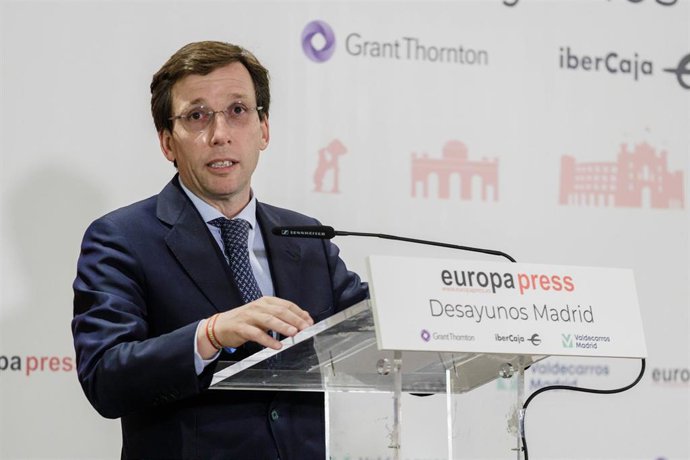 El alcalde de Madrid y candidato a la reelección, José Luis Martínez-Almeida