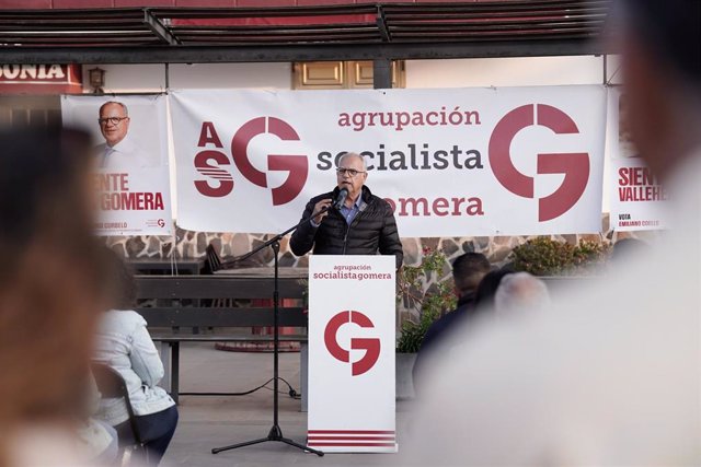 El candidato a la presidencia del Cabildo de La Gomera y al Parlamento de Canarias, Casimiro Curbelo