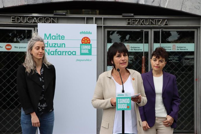 Laura Aznal, candidata de EH Bildu a la Presidencia del Gobierno de Navarra.