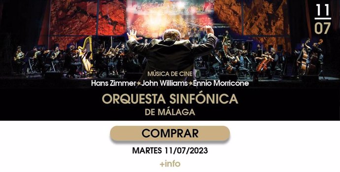 La Orquesta Sinfónica de Málaga llevará a Starlite las mejores bandas sonoras de la historia del cine en julio.