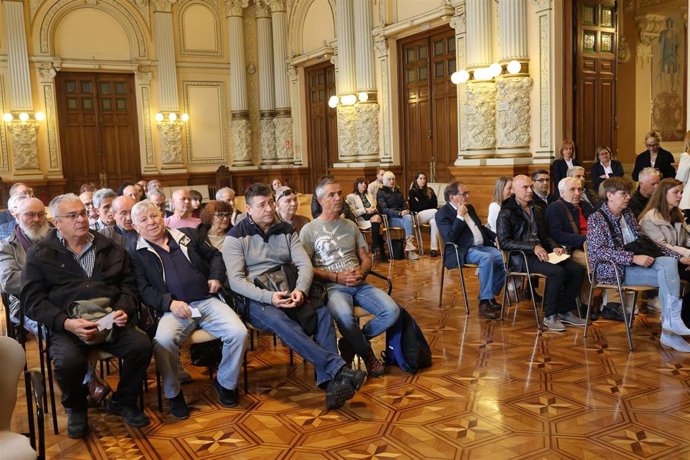 Homenaje a los funcionarios jubilados del Ayuntamiento de Valladolid