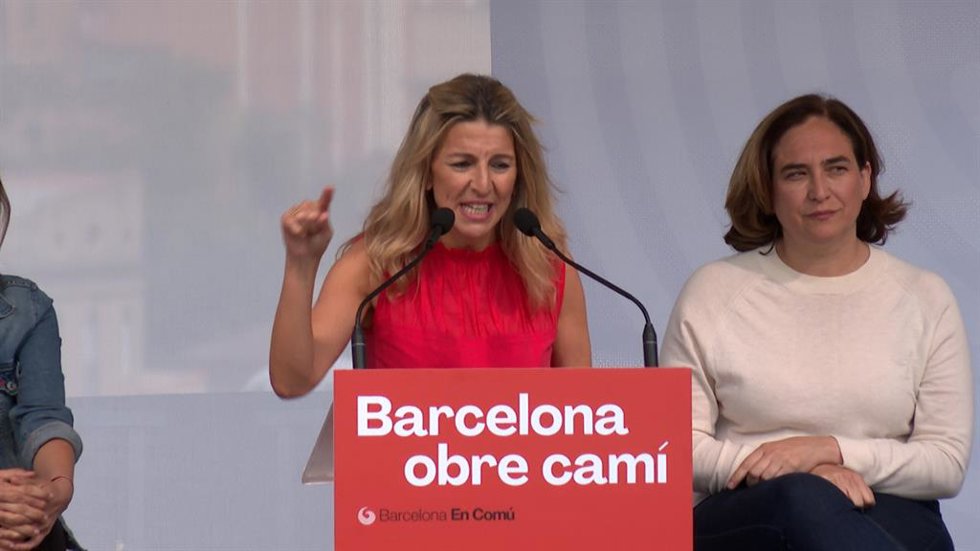 Díaz (Sumar) lamenta que el resto de candidatos solo tienen en común derrotar a