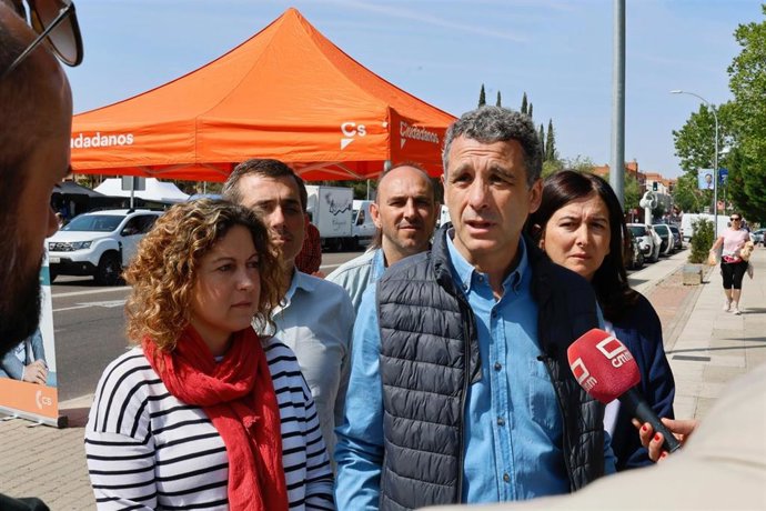 El candidato de Ciudadanos a la alcaldía de Toledo, Esteban Paños