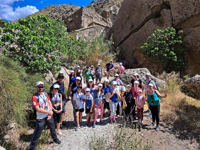 Actividad en familia celebrada en Sorbas.