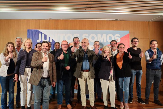 El candidato del PP a la alcaldía de Barcelona, Daniel Sirera, en un acto em Barcelona.