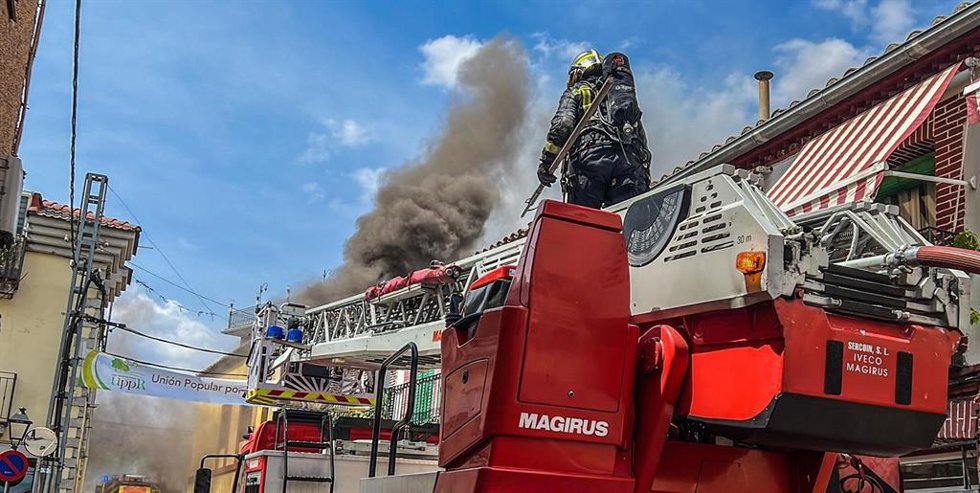 Incendio en Robledo de Chavela