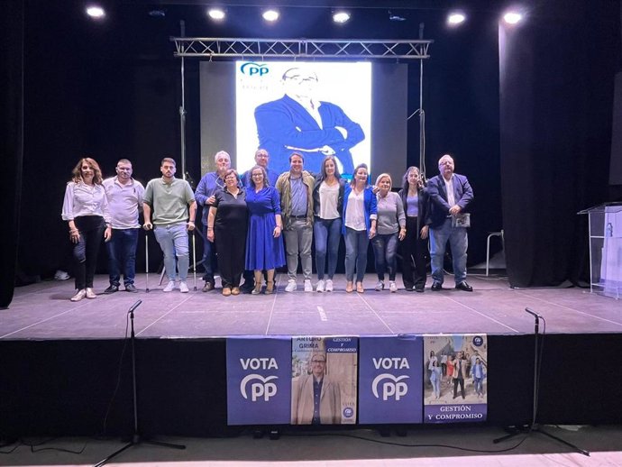 Presentación de la candidatura del PP en Turre