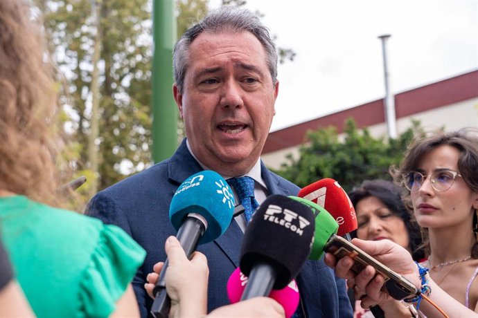 El secretario general del PSOE-A, Juan Espadas, archivo 