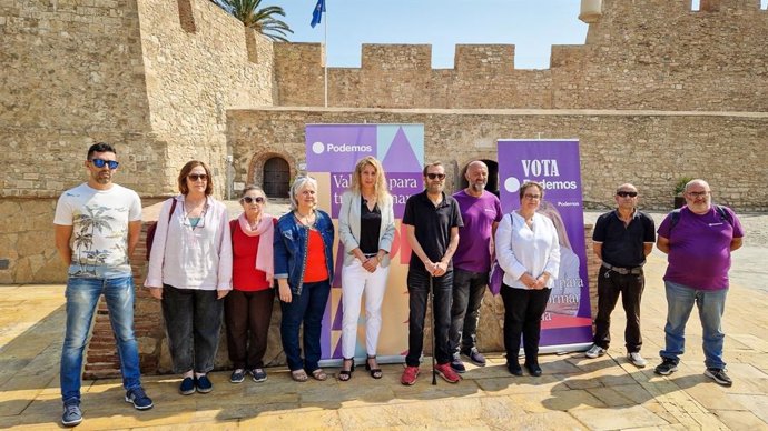 Acto de campaña de Podemos en Melilla