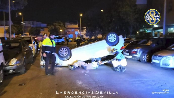 Accidente en Cerro Amate.