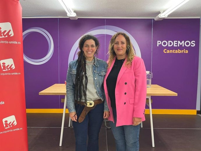 La coalición Podemos-IU presenta su programa electoral.