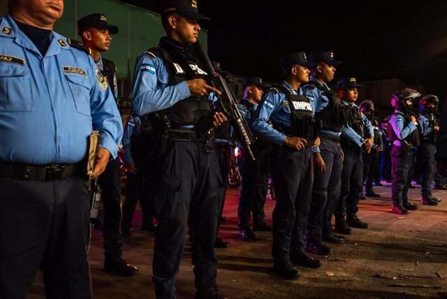 Archivo - Foto de archivo de la Policía de Honduras