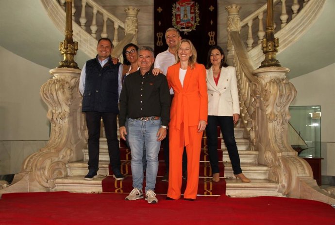 La candidata a la presidencia de la CARM, María José Ros, en Cartagena