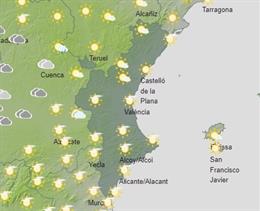 Predicción meteorológica del domingo 21 de mayo