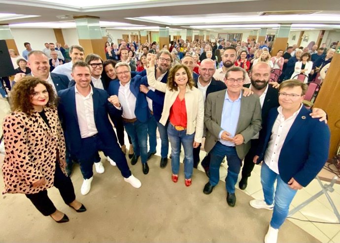 Acto público del PSOE  Baza (Granada)