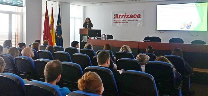 Imagen de la Jornada sobre disfagia en el hospital Virgen de la Arrixaca.