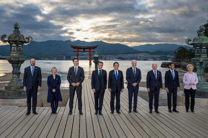 Los líderes del G7 en Hiroshima, Japón