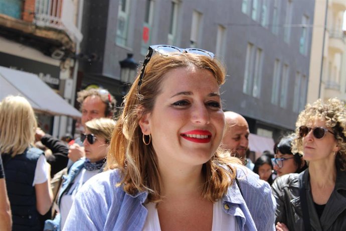 La secretaria de Estado de Igualdad, Ángela Rodríguez, en su visita a Arnedo