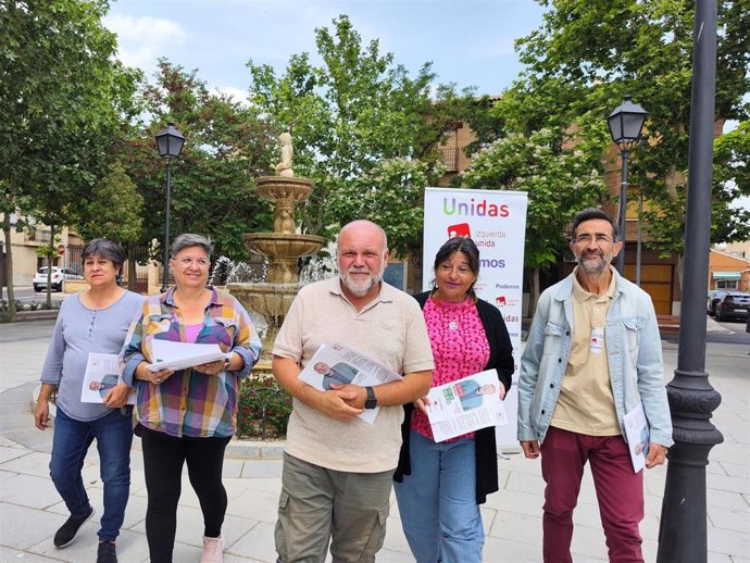 El candidato de Unidas Izquierda Unida - Podemos a la Alcaldía de Toledo, Txema Fernández