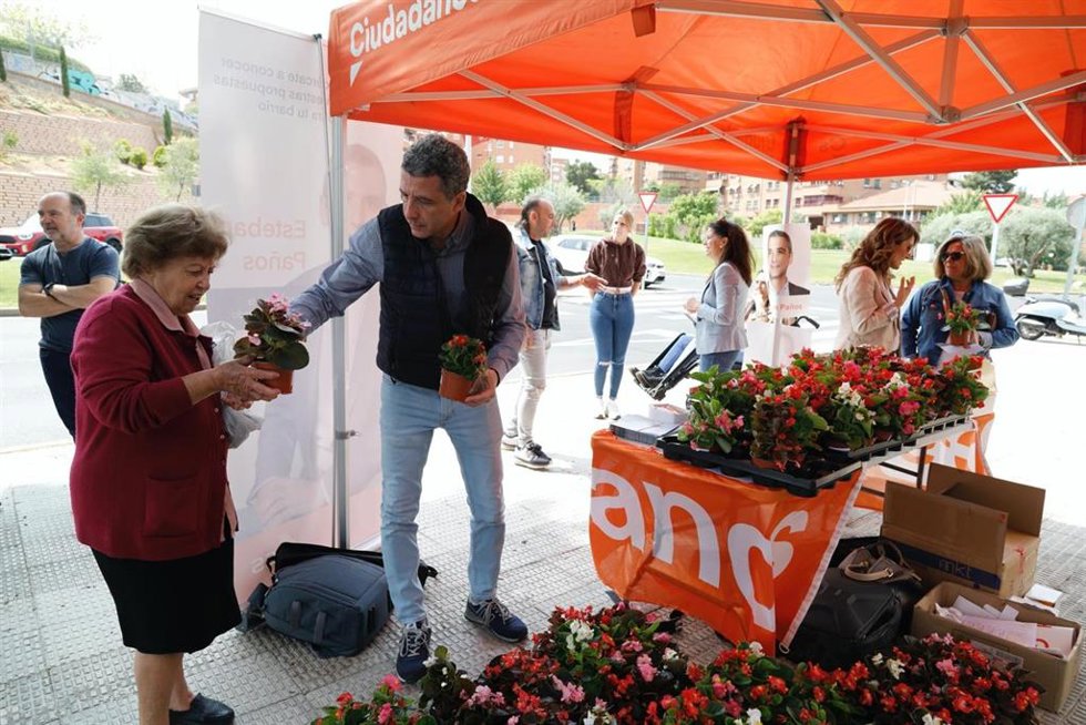 El candidato de Ciudadanos (CS) la alcaldía de Toledo, Esteban Paños