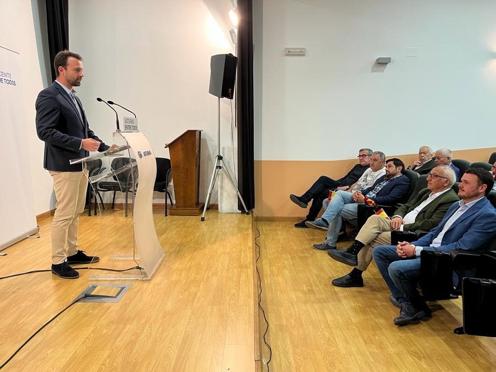 El número 1 de la candidatura del PP por el Occidente, Álvaro Queipo