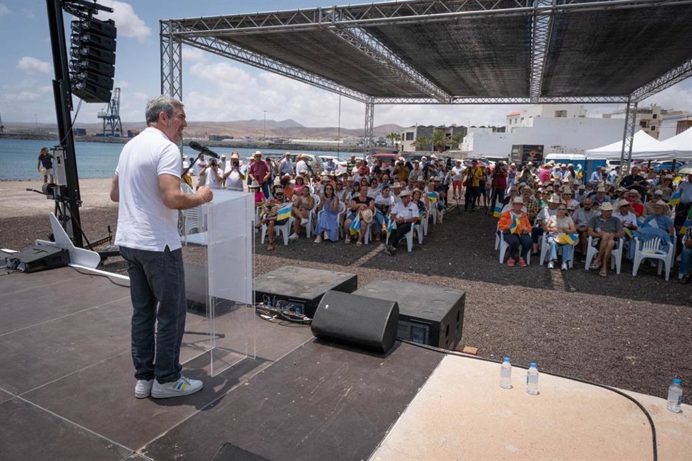 El candidato de Coalición Canaria a la Presidencia de Canarias, Fernando Clavijo