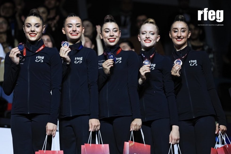 España se cuelga el bronce Campeonato de Europa de rítmica