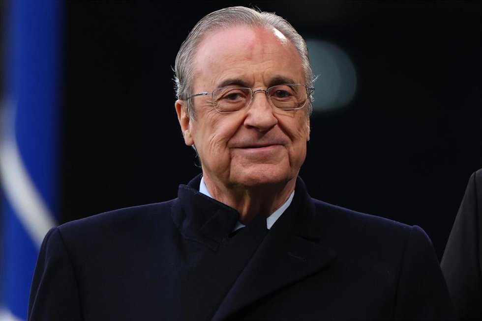 Archivo - El presidente del Real Madrid Florentino Pérez
