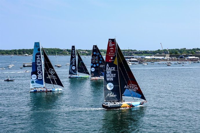 El Team Malizia gana la regata In Port de Newport y lidera la flota hacia el Atlántico