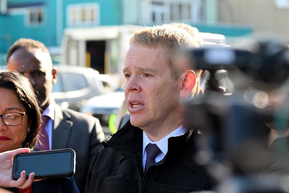 El primer ministro de Nueva Zelanda, Chris Hipkins