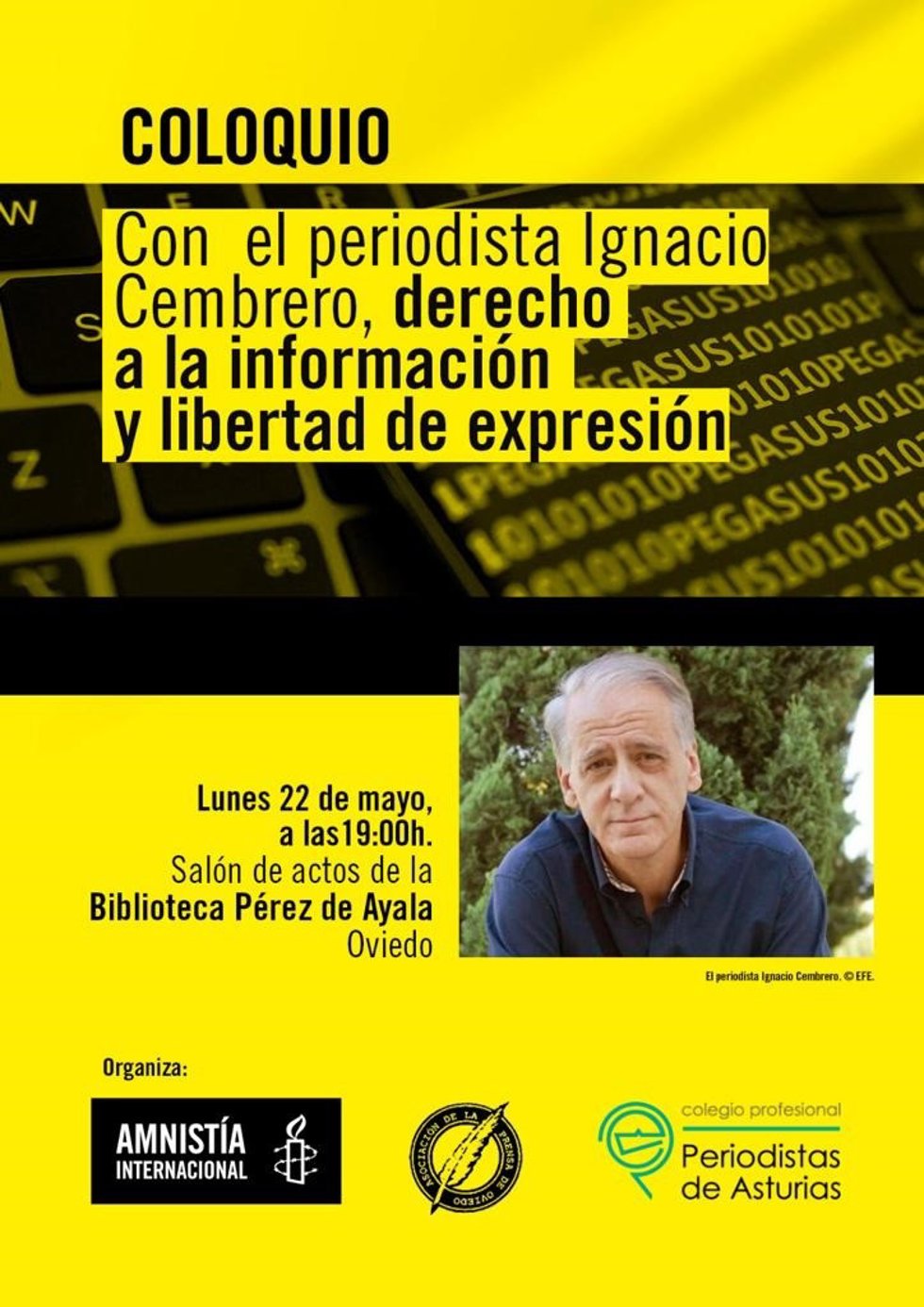 Coloquio con el periodista Ignacio Cembrero.
